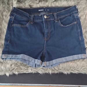 Old Navy Blue Jean Shorts with Cuffed Hem